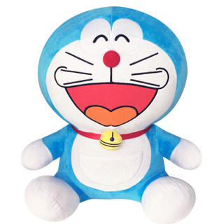 哆啦A梦（Doraemon）毛绒玩具 机器猫叮当猫卡通玩偶 毛绒公仔 玩具布娃娃抱枕 大笑款 28厘米