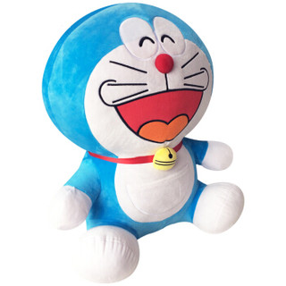 哆啦A梦（Doraemon）毛绒玩具 机器猫叮当猫卡通玩偶 毛绒公仔 玩具布娃娃抱枕 大笑款 28厘米