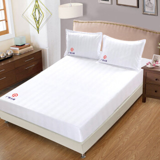 Aobaojia 床上用品  被套  2250*1750 白色条纹  公寓宿舍酒店用 量大支持定制