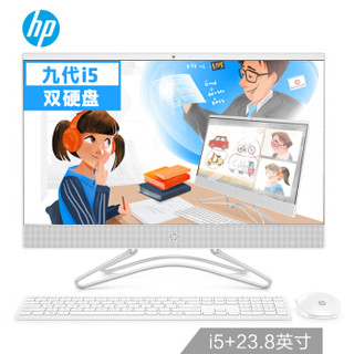 惠普(HP)小欧24-f057wcn 高清一体机电脑23.8英寸(九代i5-9400T 8G 1T 256GSSD MX110 2G独显 三年上门)