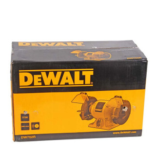 得伟（DEWALT）DW752R 150mm台式砂轮机 微型防尘电动磨刀机打磨机373W