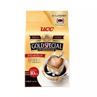 日本进口 UCC(悠诗诗) 黄金特选系列 滤挂/挂耳咖啡 80g/袋 甘香浓郁