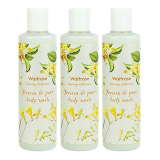 Waitrose 小苍兰& 梨子味沐浴露  250ml*3瓶