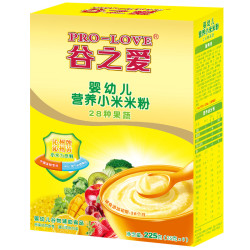 谷之爱小米米粉225g婴儿米糊28种果蔬宝宝辅食米粉 6-36个月辅食