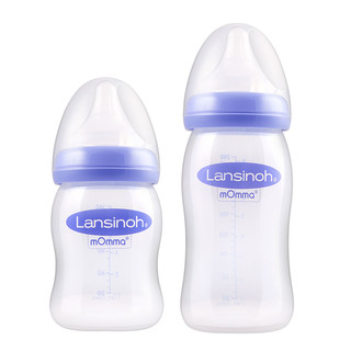  lansinoh 兰思诺 宽口径婴儿PP奶瓶 160ml