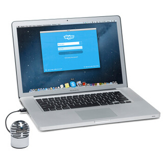 SAMSON（山逊） Meteorite 球形迷你USB电容麦克风台式电脑桌面录音设备 银色