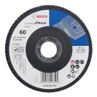 博世 Bosch 角磨机用实用型千叶砂轮百叶碟125mm 60目 2 608 601 697现货