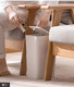茶花带盖垃圾桶厕所卫生间厨房家用客厅翻盖创意卧室夹缝马桶纸篓