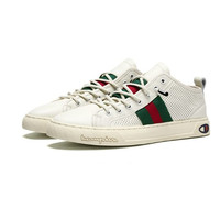 皓顿 HAUT TON 男士休闲小白鞋子舒适透气时尚免系带套脚平底网孔牛皮 1911066-1 米白色（网孔透气） 39