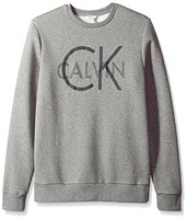 CALVIN KLEIN 卡尔文·克莱 男士LOGO 圆领套头卫衣