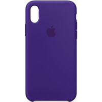 Apple 苹果 iPhone X 硅胶保护壳 深紫色