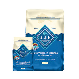 Blue Buffalo 蓝馔 生命保护配方 鸡肉糙米 成犬粮 6磅