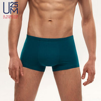 爱慕集团UM25U莫系列男士低腰平角内裤轻薄莫代尔松紧包腰边 UM23AD1孔雀蓝185