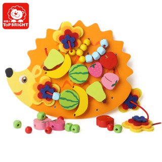 TOP BRIGHT 特宝儿 刺猬穿绳串珠玩具