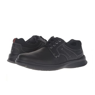 Clarks Cotrell Plain Oxford 男士真皮休闲鞋 26119805  Black Oily