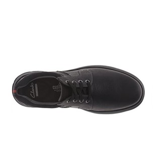 Clarks Cotrell Plain Oxford 男士真皮休闲鞋 26119805  Black Oily