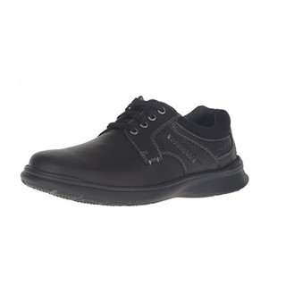 Clarks Cotrell Plain Oxford 男士真皮休闲鞋 26119805  Black Oily