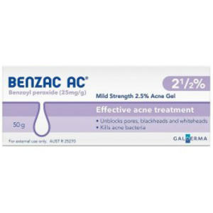 Benzac AC 温和控油去痘2.5%凝胶50g