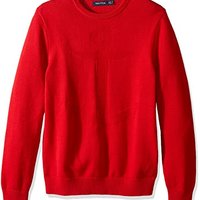 NAUTICA 诺帝卡 Anchor 男士毛衣S63400 红色