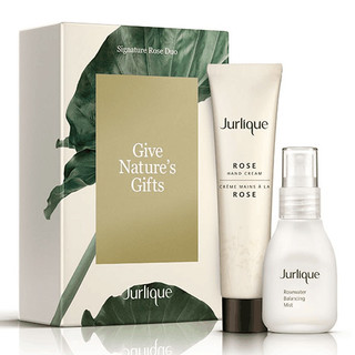  Jurlique 茱莉蔻 玫瑰修复套装（玫瑰衡肤花卉水50ml +玫瑰护手乳霜40ml ）