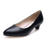 玫蒂莎 （MDIS∧）韩版办公出行白领舒适单鞋休闲优美女鞋 AE1129 黑色 40码