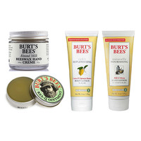 BURT'S BEES 小蜜蜂护肤套装(可可油身体乳170g+牛奶蜂蜜身体乳170g+护手霜57g+驱蚊紫草膏15g)