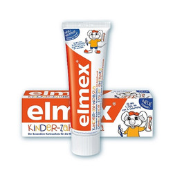 Elmex 儿童婴儿牙膏 可吞咽 0-6岁  50ml *2支