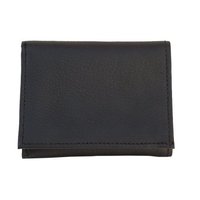 Piel Leather 9053-BLK 男式三折钱包
