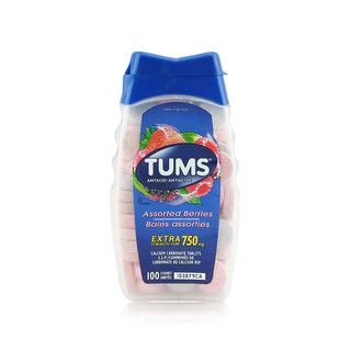 TUMS Regular Strength Antacid 抗胃酸咀嚼钙片 什锦浆果味