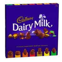 Cadbury 吉百利 Dairy Milk 夹心牛奶巧克力礼盒装 175g（15块）