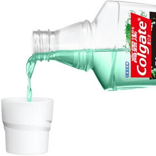 Colgate 高露洁 漱口水特惠装（清新茶健250ml*2瓶+草本盐250ml*2瓶）*5套 +LG竹盐 牙膏 170g