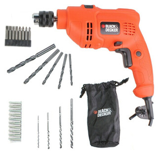 BLACK&DECKER 百得 KR504REP20 冲击钻套装 10mm 500W