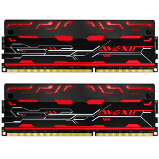  AVEXIR 宇帷 BLITZ系列 火焰红 DDR3 2400 16GB(8G×2条)台式机内存