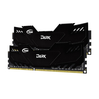 Team 十铨 DARK 冥神系列 DDR3 1600 16GB（8GB*2）台式机内存条