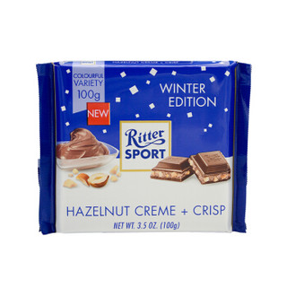 Ritter SPORT 瑞特斯波德 巧克力 (100g、坚果曲奇)