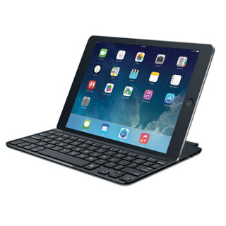 Logitech 罗技 iK710 超薄键盘盖 适用于iPad Air 1代 太空灰