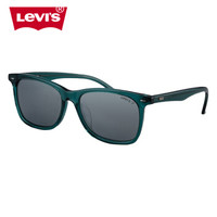 李维斯（Levi's）太阳镜 男女款果冻绿框水银片镀膜板材偏光墨镜LS92041 C05P 55