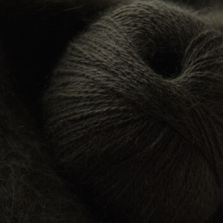 牧心 羊绒线 长毛毛线 14/2中粗线 手编机织均可 婴儿宝宝毛线 围巾线Z06 咸菜绿