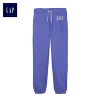 GAP旗舰店徽标基本款舒适抓绒运动裤 900897 紫蓝色 110cm(XS)