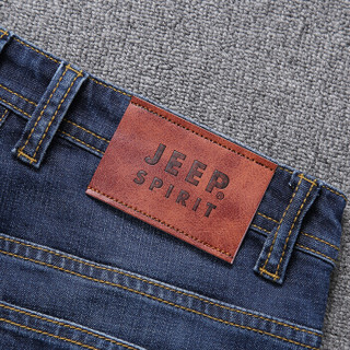 吉普（JEEP）牛仔裤男2019新品 男士欧美户外休闲军旅风宽松直筒裤子 2015 蓝色 30