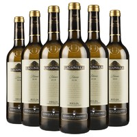 PLUS会员：LAGUNILLA 拉古尼拉 里奥哈DOC级 干白葡萄酒 750ml*6瓶 整箱装