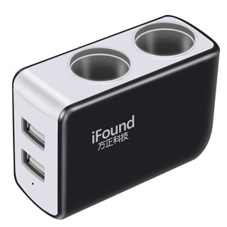 移动端：iFound 方正科技 FZ-24 车载点烟器扩充器 2孔+2USB