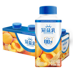 蒙牛 冠益乳 燕麦黄桃味酸奶 250g*4瓶 *3件