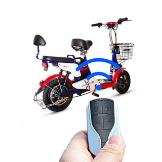 比德文电动车 新国标48V12AH锂电池电动自行车可拆卸电池盒代步车成人两轮电瓶车 E智 玫瑰金（消光）