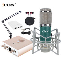 艾肯（iCON） Mobile R VST外置声卡电脑手机通用主播直播设备全套 Mobile R+AIX RC-1