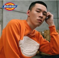 Dickies DK006884 大logo羊羔绒贴布绣卫衣