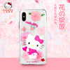 X-doria道锐 HelloKitty苹果XsMax手机壳iPhoneXsMax真干花保护壳全包防摔透明保护套绽放俏皮凯蒂