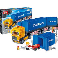 BanBao 邦宝 小颗粒拼插积木 8763 长货柜车