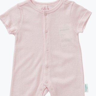 京东PLUS会员：Purcotton 全棉时代  婴儿针织网孔短袖连体服 1件装