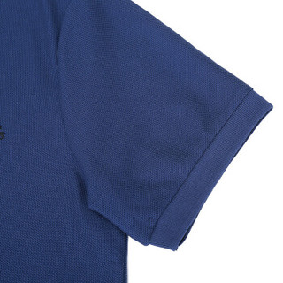 博柏利/巴宝莉 BURBERRY 男款棉质短袖POLO衫亮靛蓝三重徽标 80009031 XL码